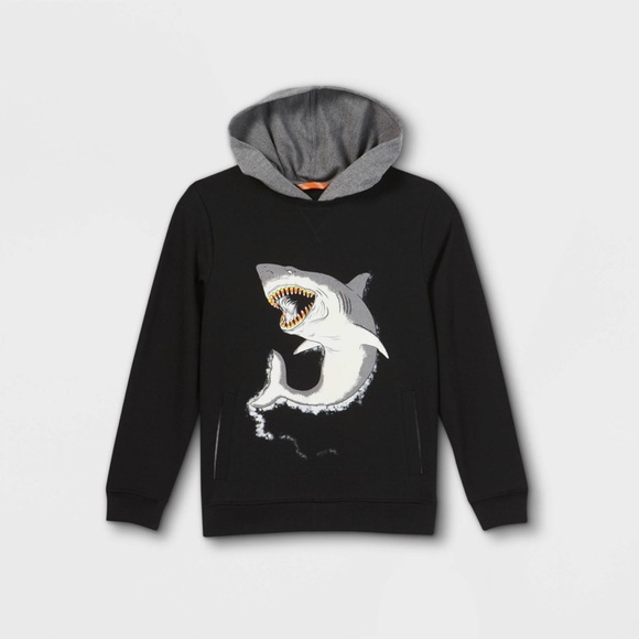 Cat & Jack Boys Glow in The Dark Hoodie - Picture 1 of 2